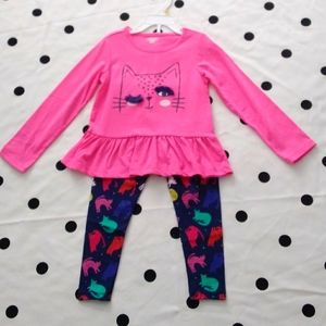 2 piece Back to School Kitty Cat Outfit